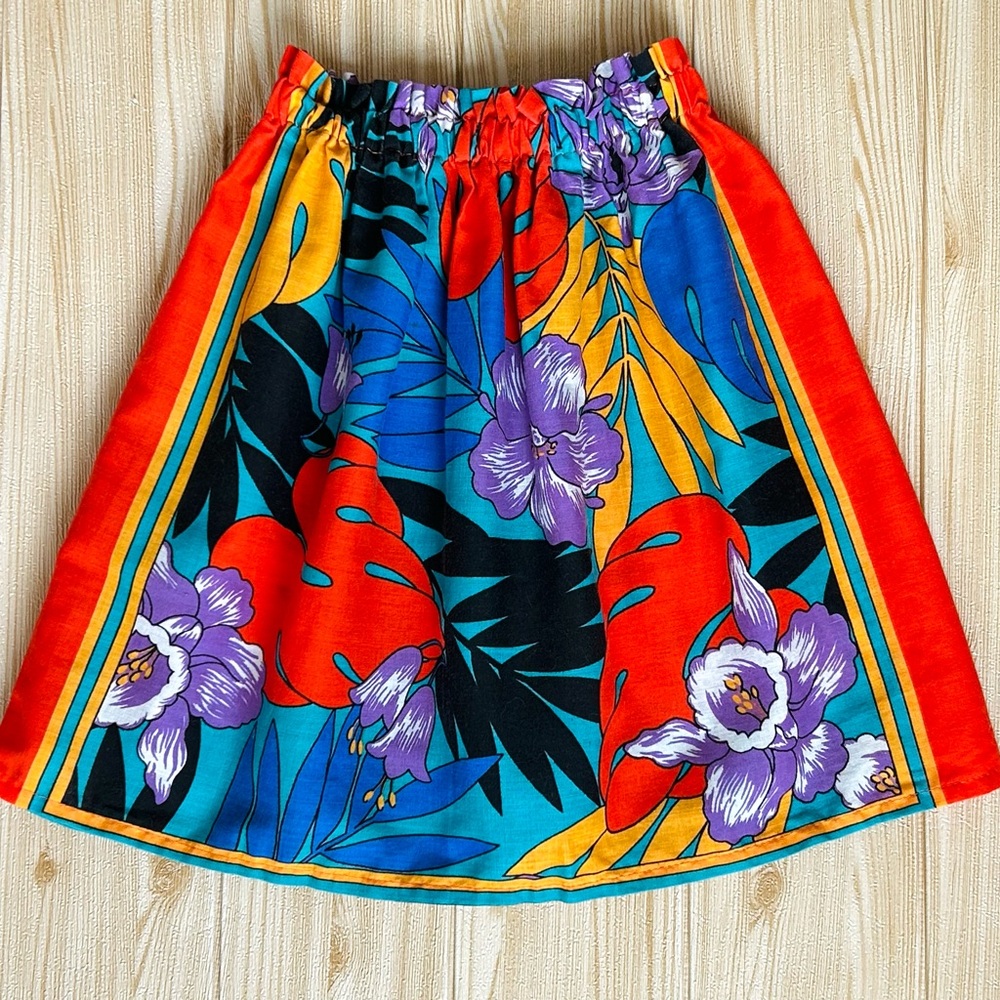 Cotton Tropical Skirt Sz 6 Years